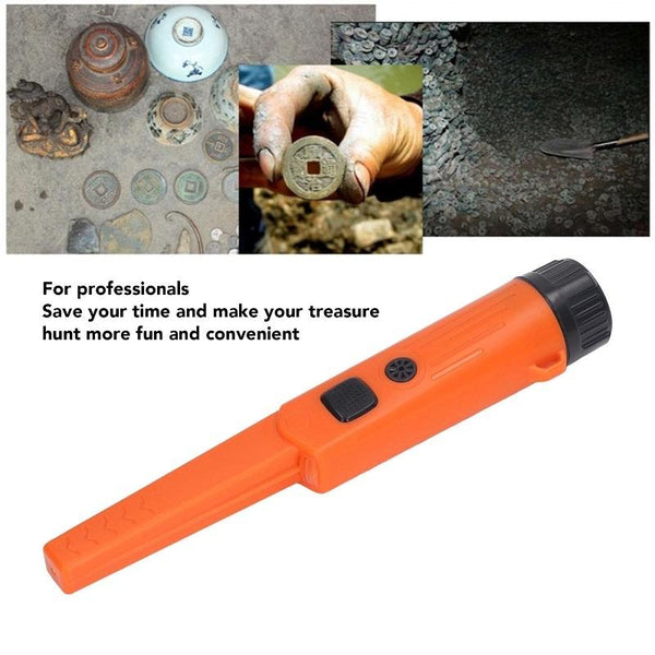 Waterproof Handheld Metal Detector Mini_Orange Metal Detectors