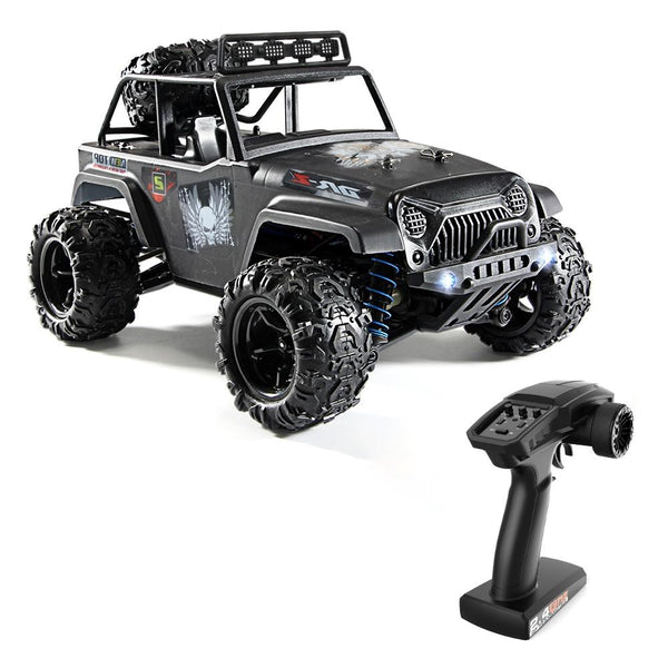 High Speed 4Wd Rc Car 1 18 Scale Black Rc Model Vehicles