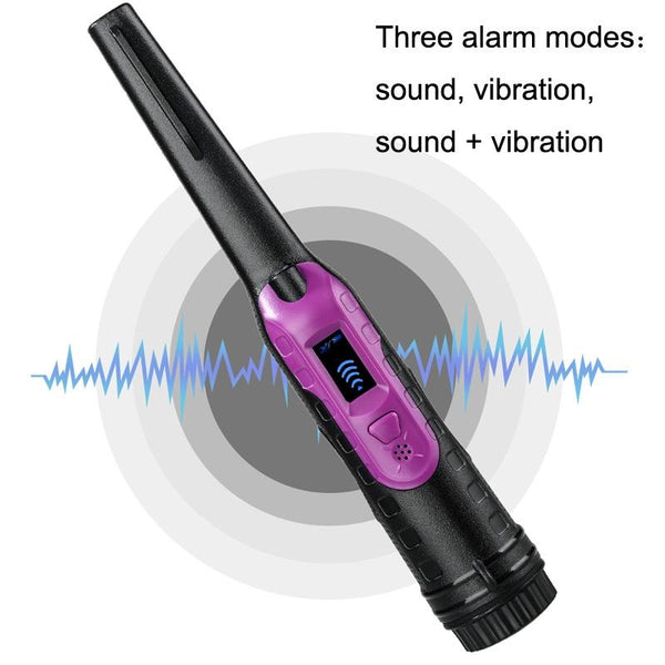 Small Handheld Metal Detector For Outdoor Treasure Hunt Purple Metal Detectors