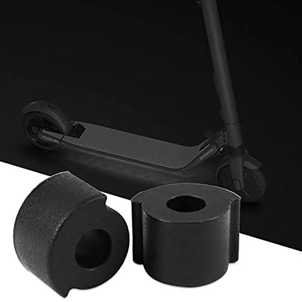 2 Pack Silicone Shock Pads For Ninebot Es2 Scooter Black Accessories