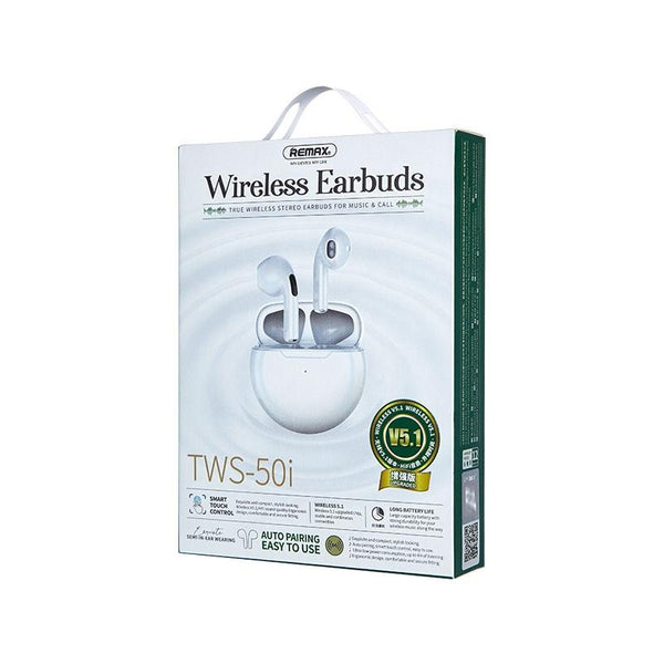 True Wireless Stereo Bluetooth 5.0 Earphones White Earbuds