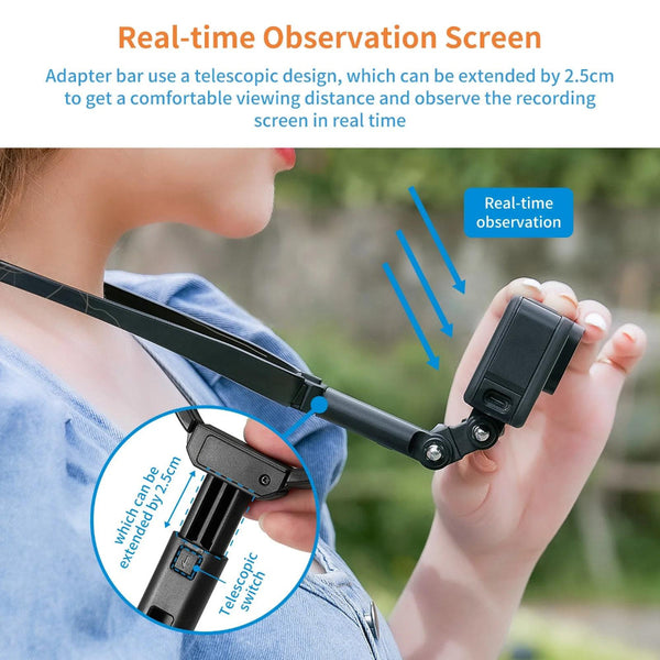 Neck Mount For Sports Camera And Mobile Phone Vlogging Audio Video Equipment Other Camera & Photo Accs