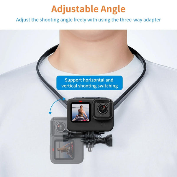 Neck Mount For Sports Camera And Mobile Phone Vlogging Audio Video Equipment Other Camera & Photo Accs