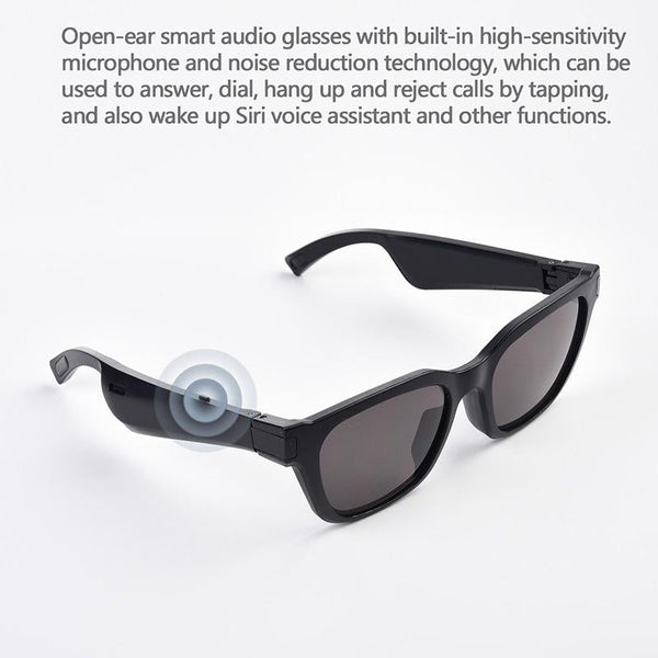 Waterproof Bluetooth Glasses Earphone Mini Binaural Smart Call Black Sunglasses Earbuds