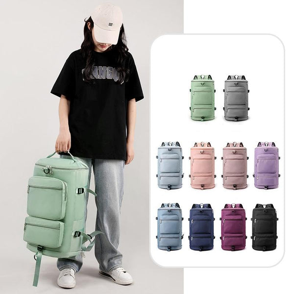 Waterproof Gym Bag Shoe Compartment Included Black Gym Bags