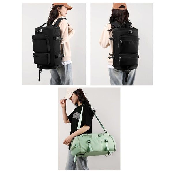 Waterproof Gym Bag Shoe Compartment Included Black Gym Bags