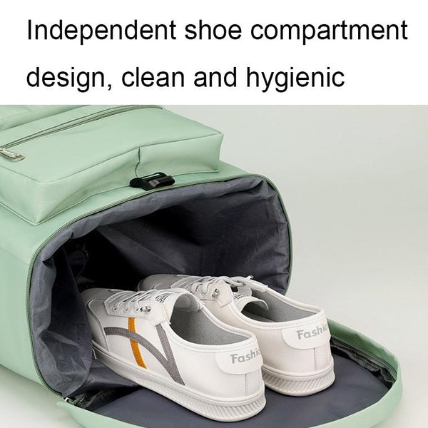 Waterproof Gym Bag Shoe Compartment Included Black Gym Bags