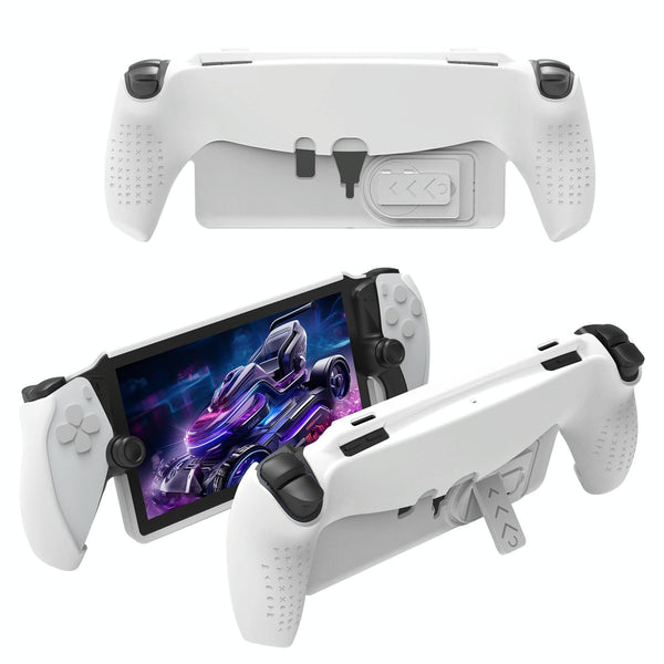 Jys Tpu Protective Case With Stand For Playstation Portal Handle Design White Other Video Game Accessories