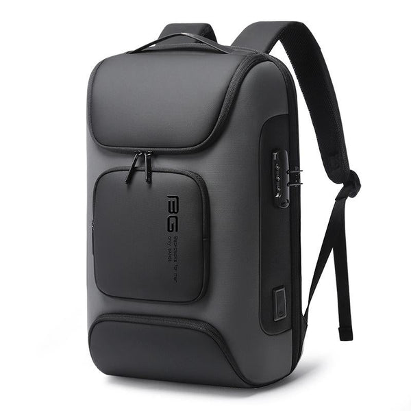 1 Sets Of Waterproof Antitheft Men Backpack For 15.6 Laptop Travel Ready Black Bags