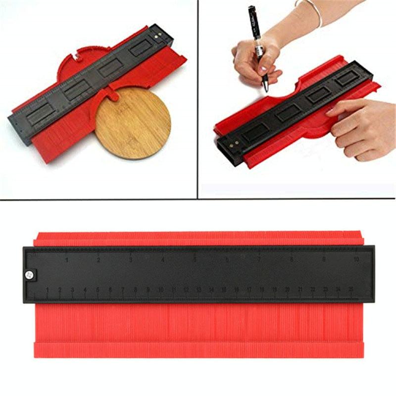 10 Inch Woodworking Contour Arc Gauge Tool Multifunctional Red Other Woodworking Equipment