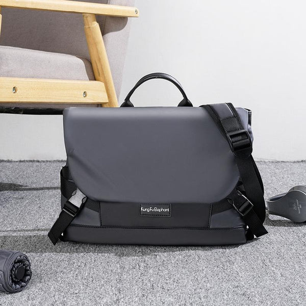 Waterproof Oxford Messenger Bag For Men Black Bags