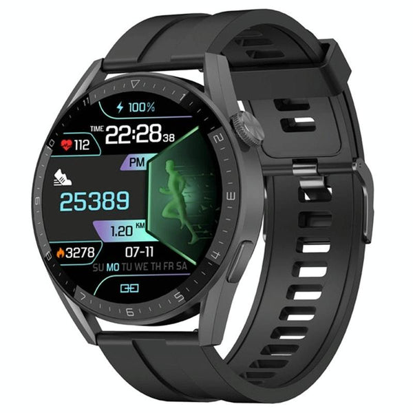 Smart Silicone Watch With Colour Screen Black Watches