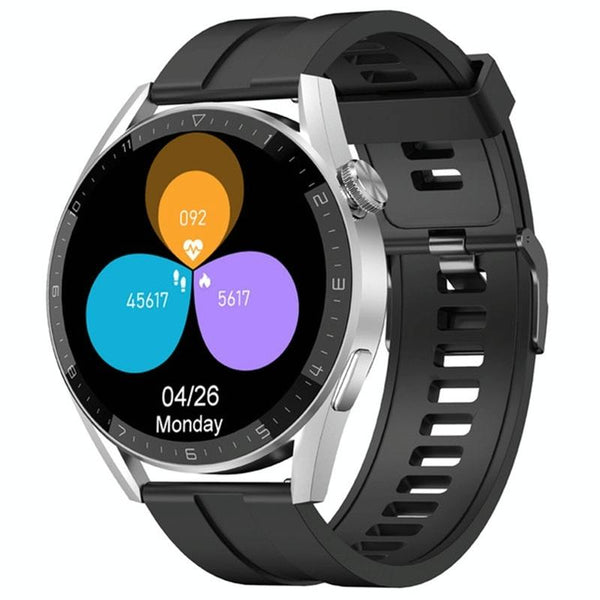 Smart Silicone Watch With Colour Screen Black Watches