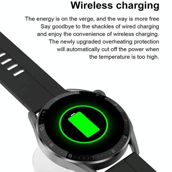 Smart Silicone Watch With Colour Screen Black Watches