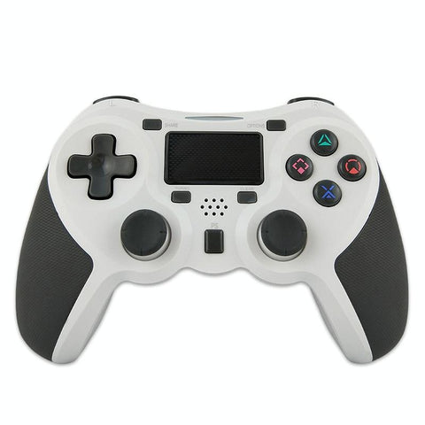 Wireless Bluetooth Game Controller For Ps4 Rubberized White Controllers & Attachments