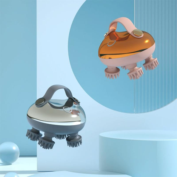 Wireless Smart Head Massager Kneading Gold Massagers