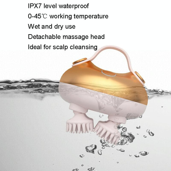 Wireless Smart Head Massager Kneading Gold Massagers