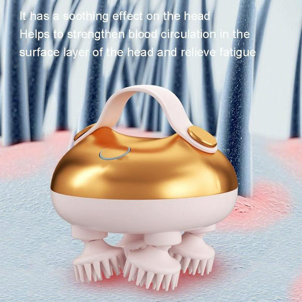 Wireless Smart Head Massager Kneading Gold Massagers