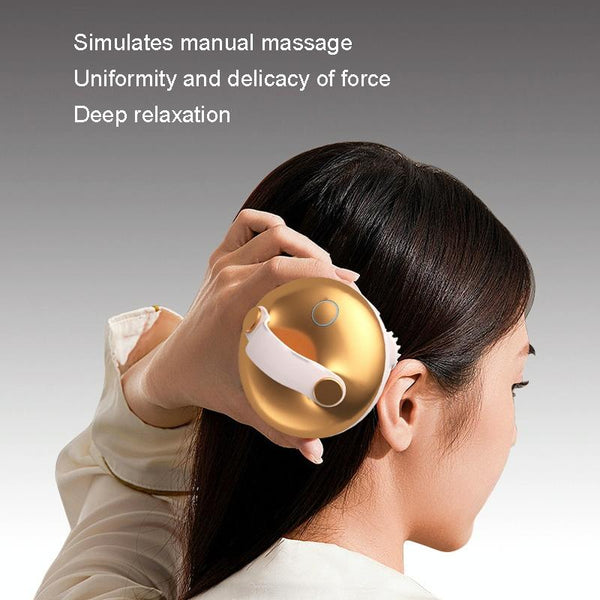 Wireless Smart Head Massager Kneading Gold Massagers