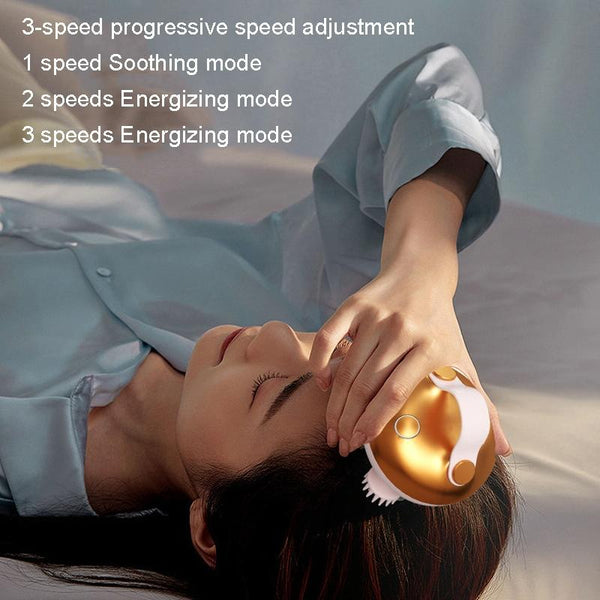 Wireless Smart Head Massager Kneading Gold Massagers