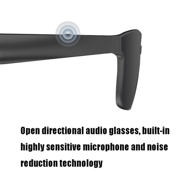 Smart Bluetooth Glasses With Binaural Call A14 Black Special Purpose Glasses