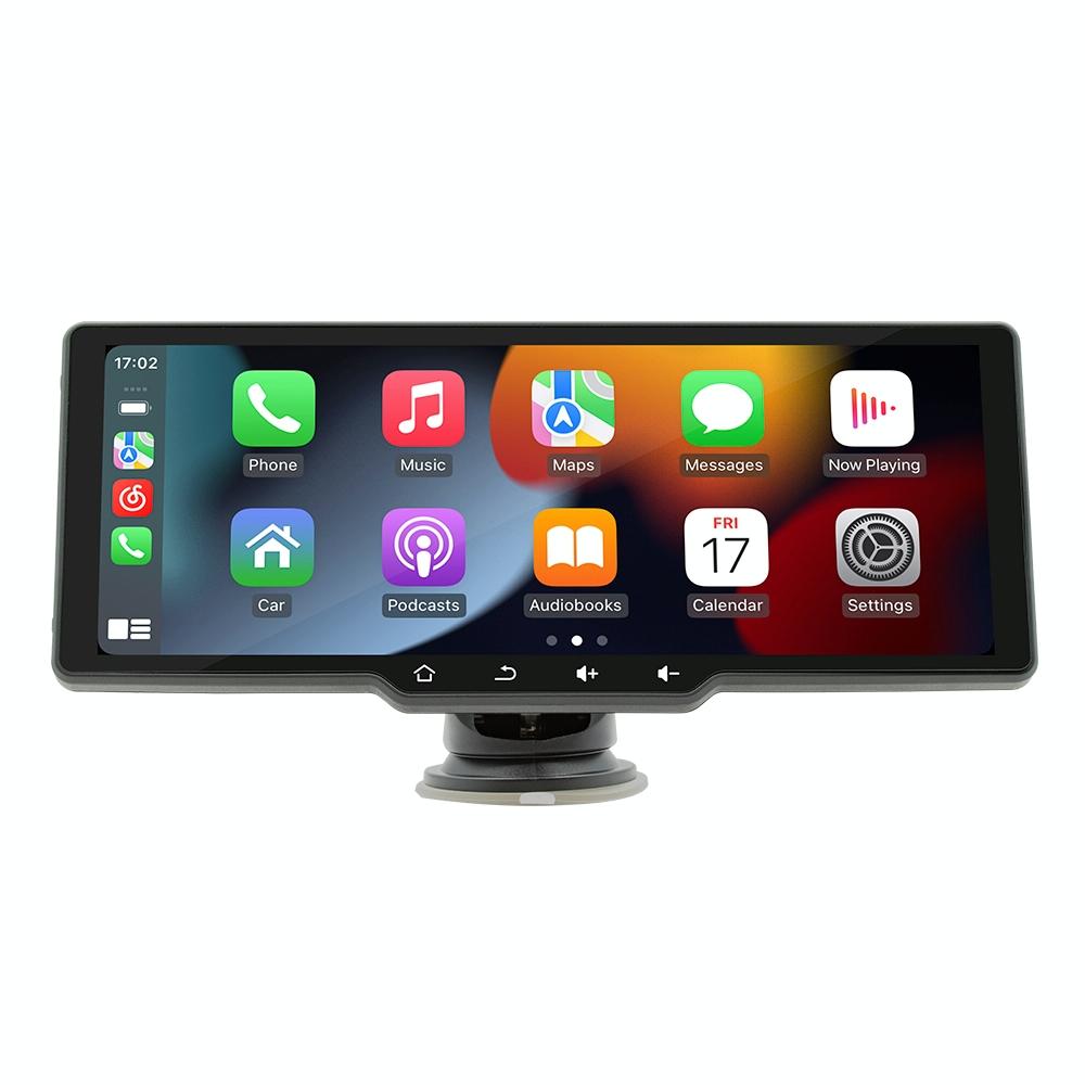 9.38 Inch Car Mp5 Player With Carplay / Android Auto Portable Black Other Car Audio