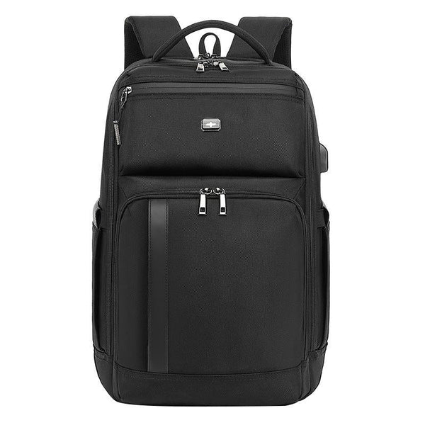 19 Inch Large Capacity Waterproof Backpack With Usb Black Women Backpacks