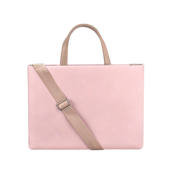 13.3 Inch Lightweight Laptop Bag With Detachable Strap Pink Laptop Cases & Bags