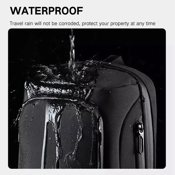 Waterproof Men Business Chest Bag With Usb Charging Port Anti Theft Shoulder Messenger Dark Blue Bags