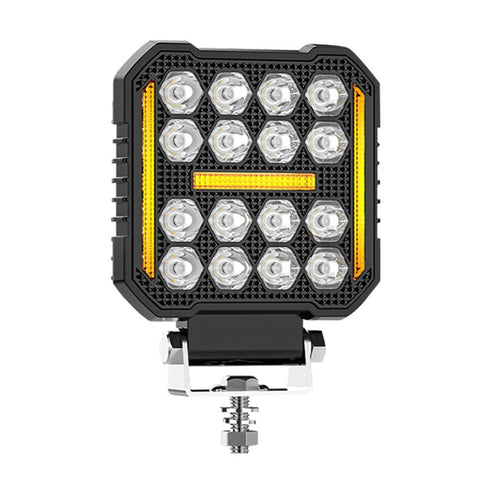 4 Inch Square Mixed Luminous Angel Eye Car Work Light Led Car Lights