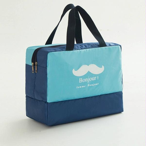 Travel Bag Waterproof Oxford Cloth Blue Beard Other Luggage