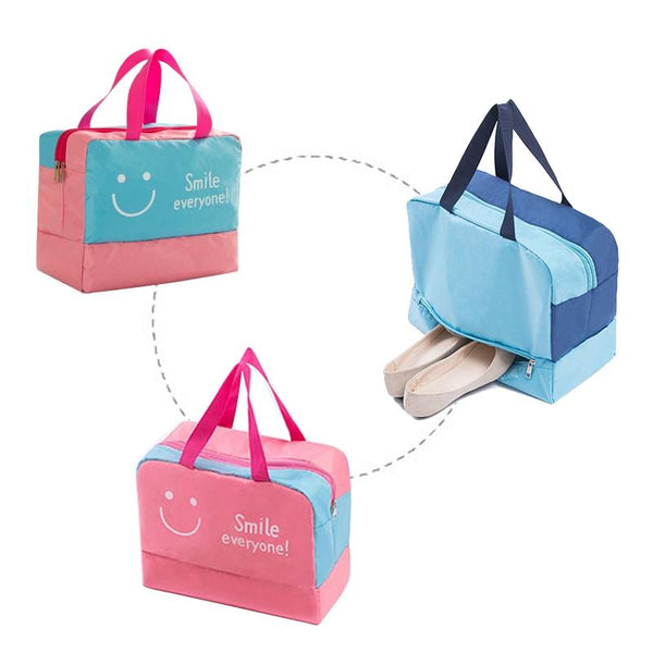 Travel Bag Waterproof Oxford Cloth Blue Beard Other Luggage