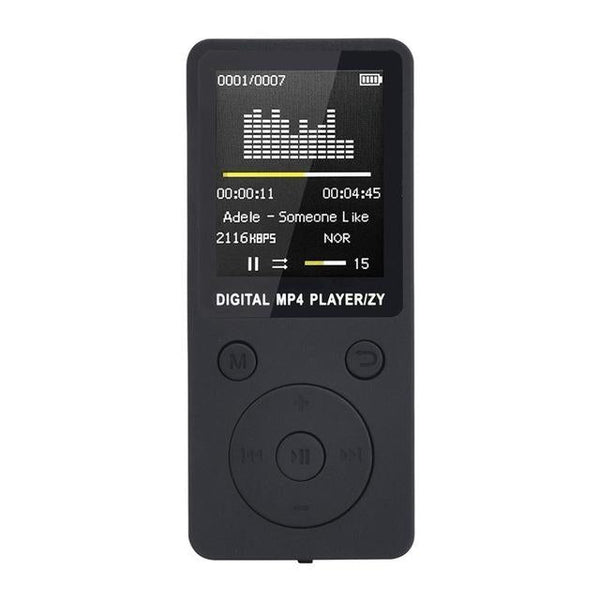 Mp4 Music Player With Fm Radio & Recording Black No Memory Ipods & Mp3 Players