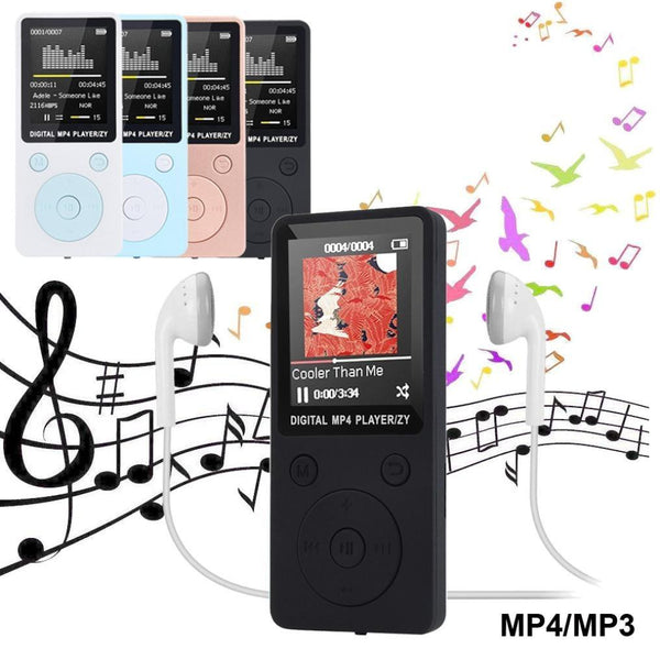 Mp4 Music Player With Fm Radio & Recording Black No Memory Ipods & Mp3 Players