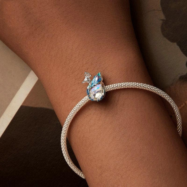 925 Sterling Silver Colorful Pea Diy Beads Charms & Pendants