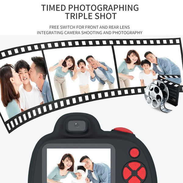 32 Megapixel Children's Digital Sports Camera With 2.4 Inch Screen Mini Size Black Digital Cameras