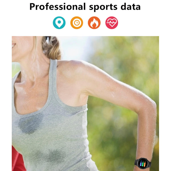 1.28 Inch Ip67 Waterproof Smart Watch With Bluetooth Call Sleep & Heart Rate Monitoring Black Smart Watches