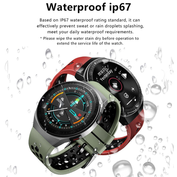 1.28 Inch Ip67 Waterproof Smart Watch With Bluetooth Call Sleep & Heart Rate Monitoring Black Smart Watches