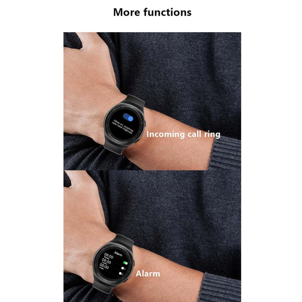 1.28 Inch Ip67 Waterproof Smart Watch With Bluetooth Call Sleep & Heart Rate Monitoring Black Smart Watches