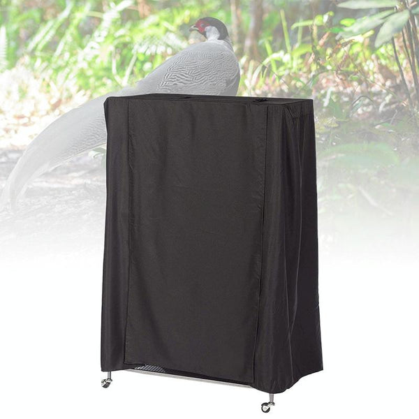 Waterproof Oxford Cloth Bird Cage Cover Black / Silver Bird Cages