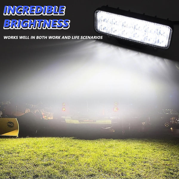 6 Inch Flood Mixed Luminous Anti Glare Lens Long Strip Light Led Car Lights