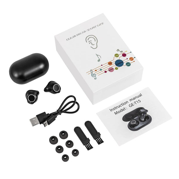 Mini Usb Charging Tws Hearing Aid Sound Amplifier Black Other Health Care