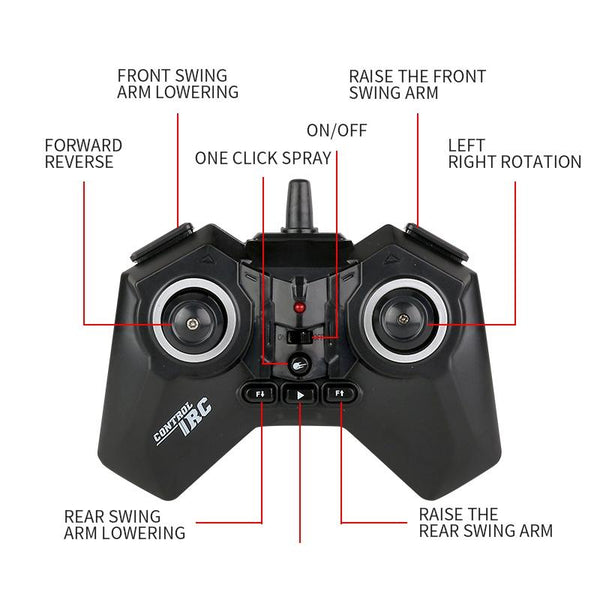 Intelligent 8 Wheel Stunt Vehicle With Remote Control Orange Other Rc Model Vehicles & Kits