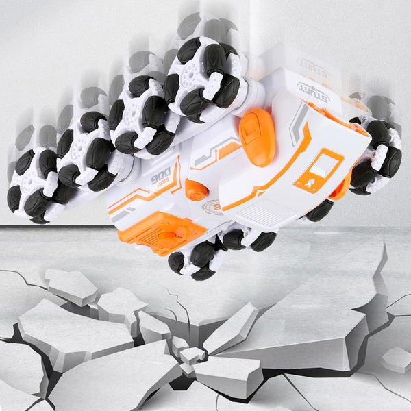 Intelligent 8 Wheel Stunt Vehicle With Remote Control Orange Other Rc Model Vehicles & Kits