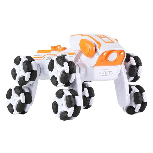 Intelligent 8 Wheel Stunt Vehicle With Remote Control Orange Other Rc Model Vehicles & Kits