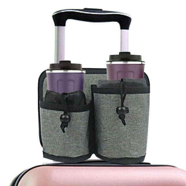 Travel Cup Holder For Luggage Gray Other Travel Accessories