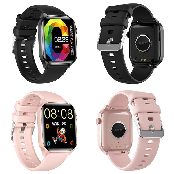 1.85 Inch Ip67 Waterproof Sports Health Monitoring Bluetooth Call Smart Watch Black Smart Watches