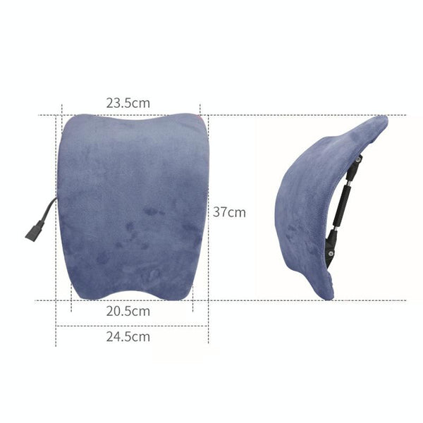 Electric Lumbar Support Pad Spine Stretcher And Massager 124 Vertebrae Massagers