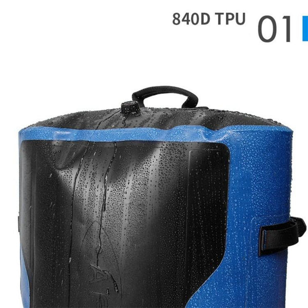 60L Waterproof Backpack For Swimming Diving Surfing Large Capacity Mountaineering Bag Khaki Daypacks