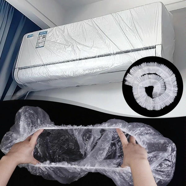 10 Pack Disposable Air Conditioner Dust Cover Large 70X145cm White Portable Air Conditioners